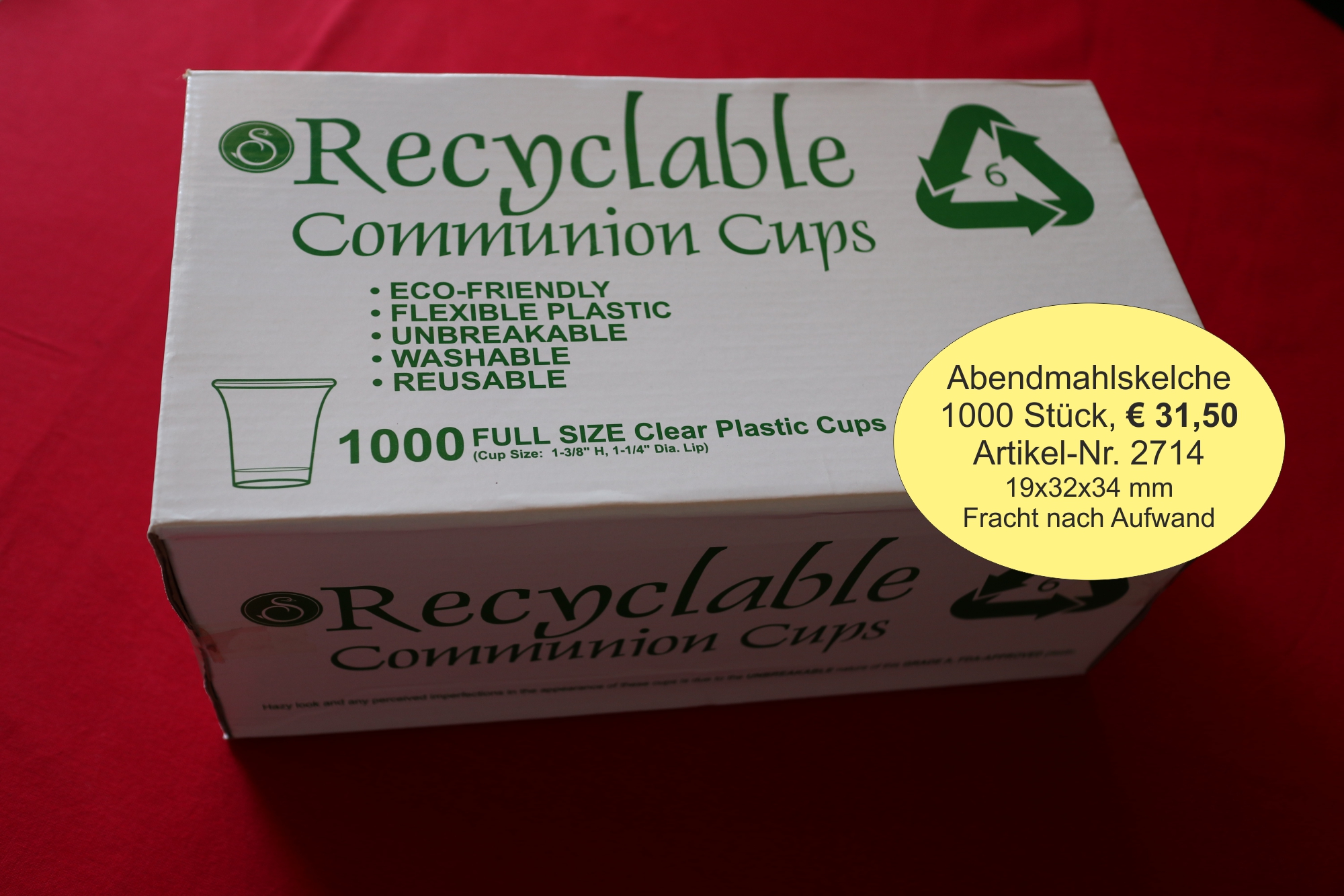 Abendmahl Tablet & Kelche